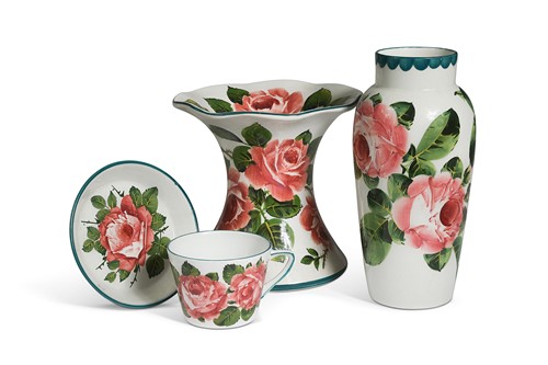 Lot 56 - Wemyss, a collection of ceramic wares in the Cabbage Rose pattern