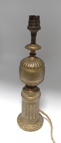 Lot 677 - 19th century gilt metal bronze finial, the...