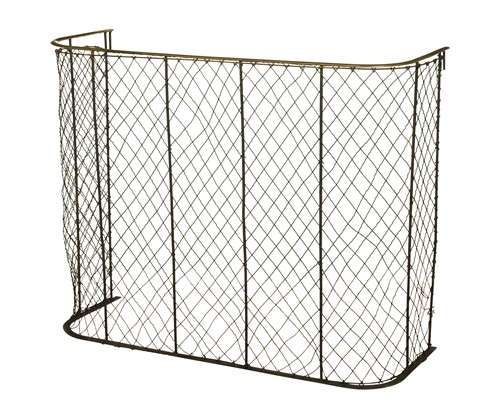Lot 750 - A wirework nursery guard/fender, 19th century