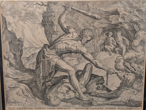Lot 3 - Cornelis Cort (Dutch, 1533-1578) after Frans Floris (Dutch, 1519-1570)