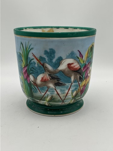 Lot 159 - A French porcelain jardiniere decorated with...