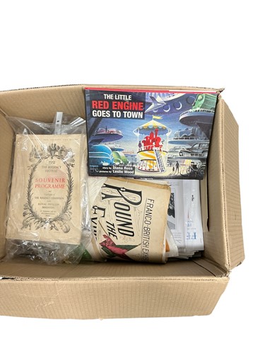 Lot 226a - Box of Festival of Britain Ephemera to include...