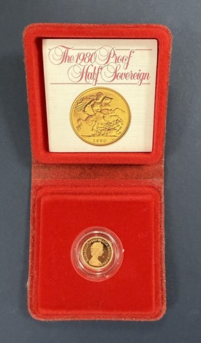 Lot 140 - A Queen Elizabeth II proof half sovereign