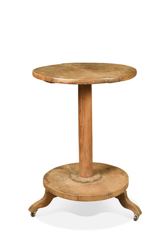 Lot 358 - A primitive fruitwood table, 19th century