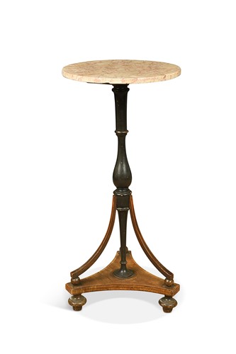 Lot 547 - A Regency style marble top occasional table, adapted