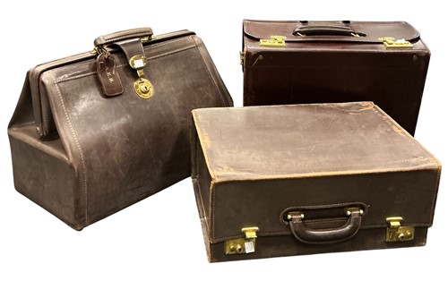 Lot 178 - Three Papworth leather briefcases and a...