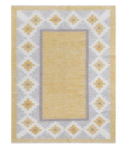 Lot 396 - A Swedish style kilim carpet, modern