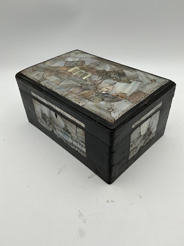 Lot 187 - A Chinese mother of pearl and ebonised box 12...