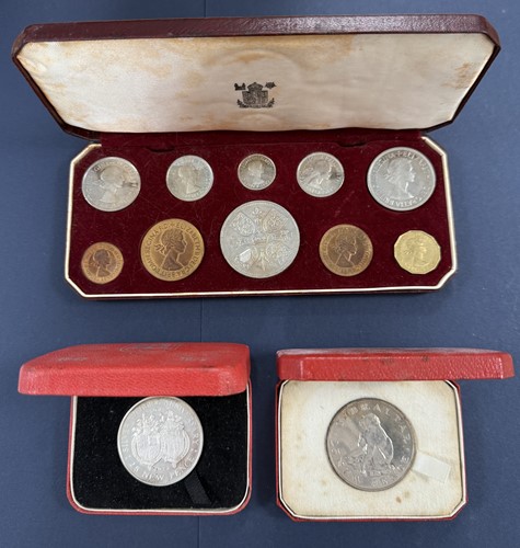 Lot 128 - Royal Mint - Two Gibraltar 25 pence coins