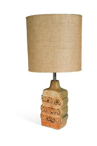 Lot 111 - Bernard Rooke, a studio pottery table lamp base