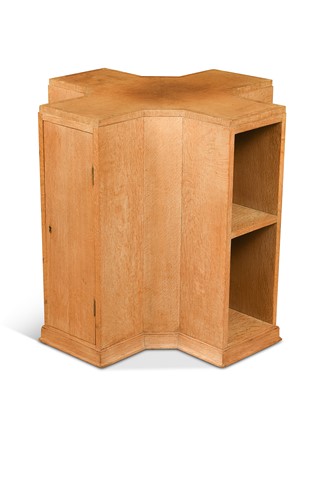 Lot 385 - An unusual Heal's limed oak book table, circa 1930