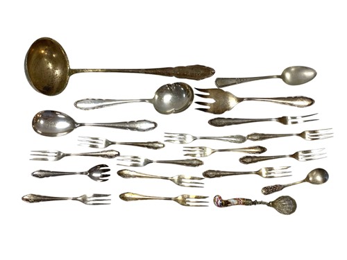 Lot 237 - A collection of German metalwares silver...