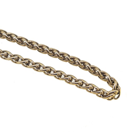 Lot 82 - A 9ct gold chain