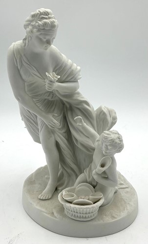 Lot 58 - A late 19th or early 20th century Parian...