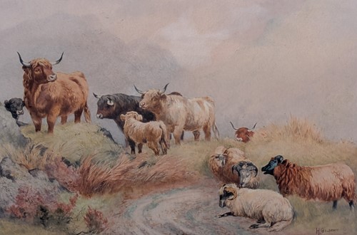 Lot 373 - A Collection Of Three Watercolours By H. Gilbert (19th Century)