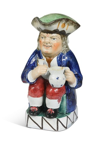 Lot 426 - A Ralph Wood-type toby jug, circa 1800