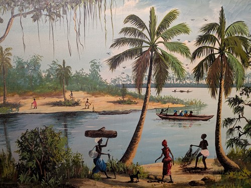 Lot 378 - T. Keba (African School)