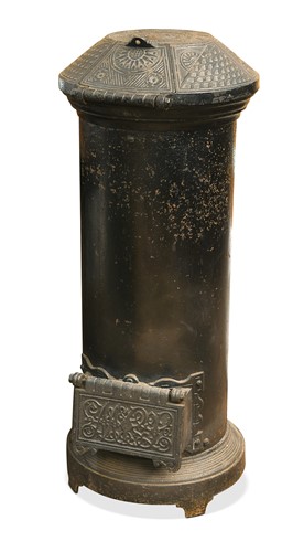 Lot 327 - Attributed to Thomas Jeckyll (1827-1881) a Musgrave's patent cast iron stove