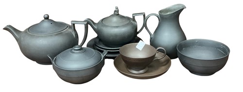 Lot 20 - A group of mainly Wedgwood black basaltwares...