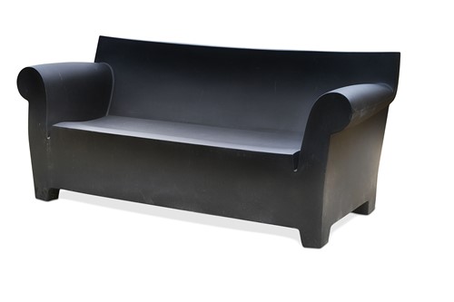 Lot 443 - Philippe Starck (b. 1949) for Kartell, a moulded plastic 'Bubble Club' two-seat garden sofa