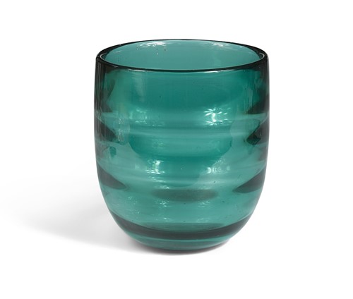Lot 13 - Edward Hald (1883-1980) for Orrefors, an optic green glass vase, 1931