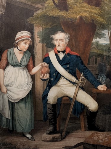 Lot 292 - Two 19th Century Eglomise Prints