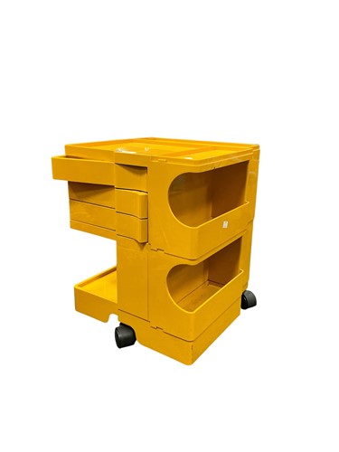 Lot 485 - Joe Columbo, Yellow Boby trolley from the B...