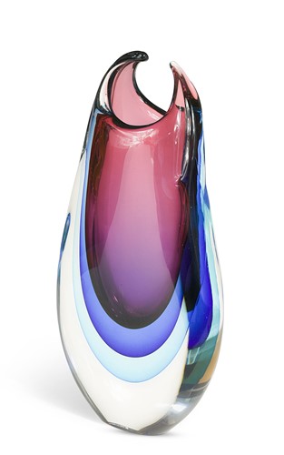 Lot 37 - Silvano Signoretto, a sommerso Art Glass vase