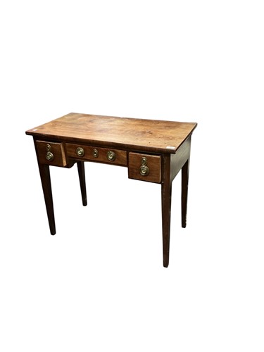 Lot 446 - A Regency mahogany sideboard with three...