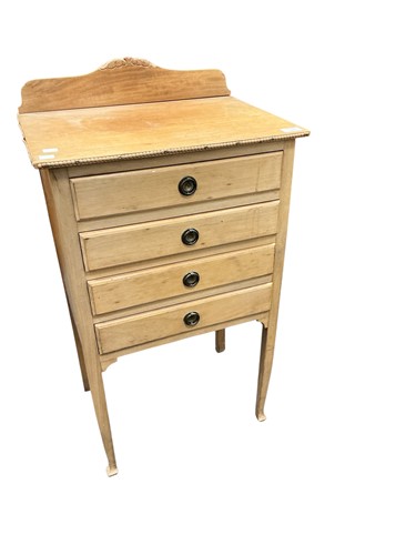 Lot 445 - A 20th century bleached mahogany music...