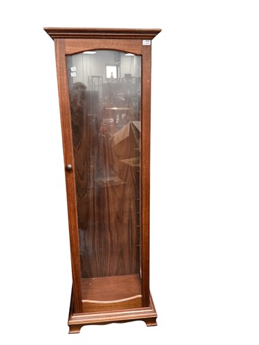 Lot 433 - A modern Australian jarrah glazed upright...