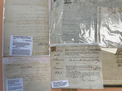 Lot 268 - A Collection of Naval and historical letters and documents