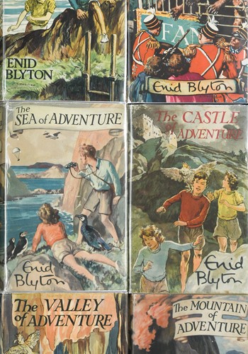 Lot 355 - BLYTON (Enid) - 8 Adventure Series first editions in dust jackets.