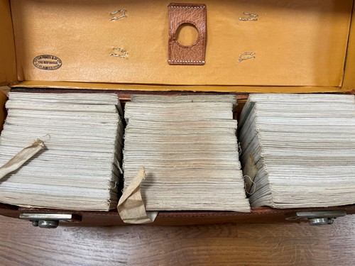 Lot 67 - A Leather cased set of touring maps for England and Wales