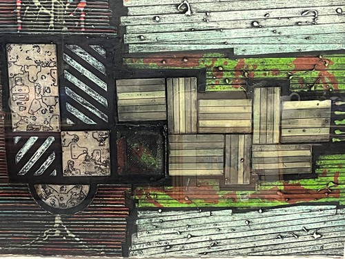 Lot 395 - Stephen Vaughan Conduit screen print signed,...