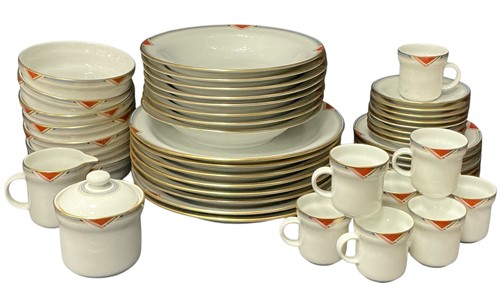 Lot 107 - A Richard Ginori coffee and dinner service for...