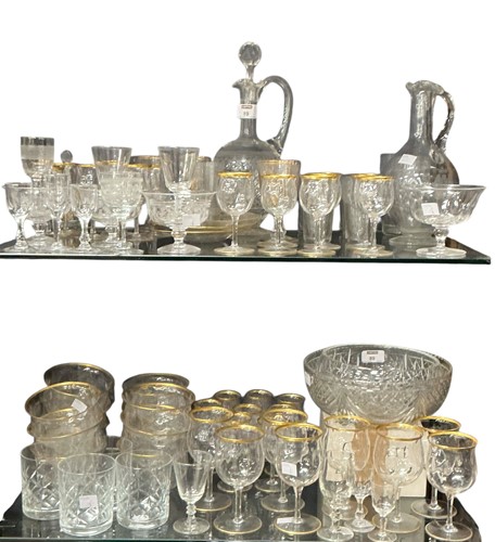 Lot 89 - A set of 20th century drinking glasses with...