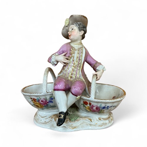 Lot 44 - A Meissen sweetmeat basket adorned with a...