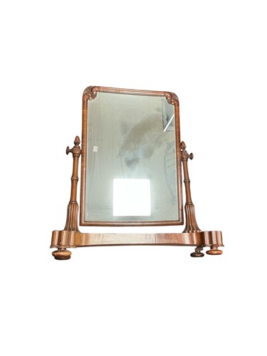 Lot 497 - A Victorian mahogany dressing table swing...