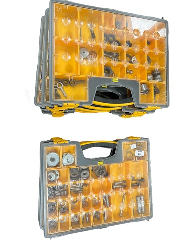 Lot 247 - Eight boxes of motorcycle and other spare parts