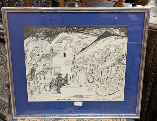 Lot 400 - Two Tom Hutchinson (Contemporary) Welsh Mining...