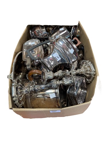 Lot 287 - A large collection of silver plated items...