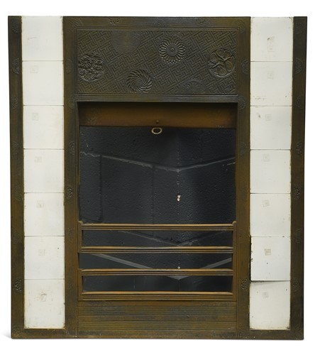 Lot 332 - Thomas Jeckyll (1827-1881) for Barnard, Bishop and Barnard, a cast iron fire surround