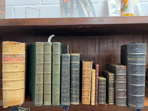 Lot 156 - Bibles and prayer books.