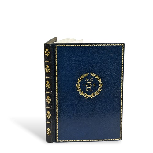 Lot 366 - Fine binding on vellum calligraphic manuscript.