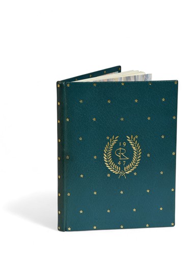 Lot 368 - Fine binding, vellum manuscript by Albert Cousins of Cambridge.