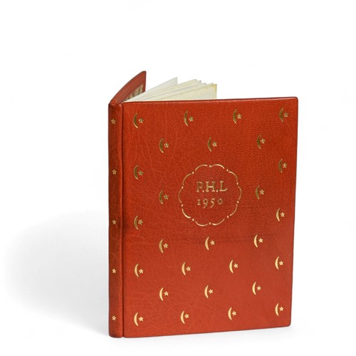 Lot 369 - Fine binding, vellum manuscript by Albert Cousins of Cambridge.