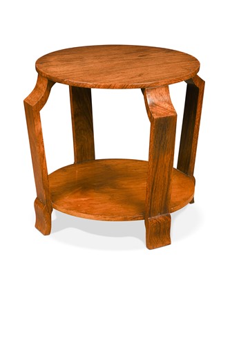 Lot 405 - An Art Deco Goncalo Alves coffee table, circa 1930