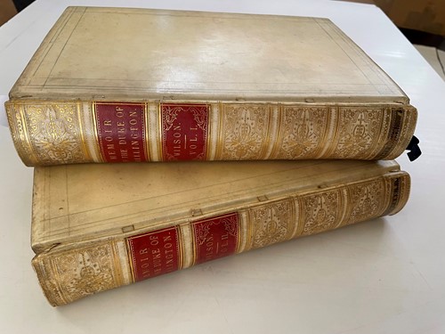 Lot 235 - Vellum binding. WELLINGTON (Duke of)