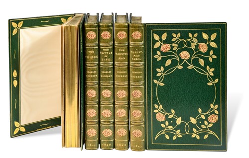 Lot 169 - DICKENS (Charles) Christmas Books, first or early editions in fine bindings.